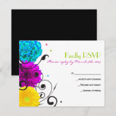 SWEET SENCES Bat Mitzvah Reply Kaart (Voorkant / Achterkant)