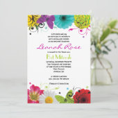 SWEET SENCES Bat Mitzvah Uitnodiging (Staand voorkant)