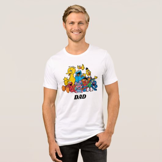 Sweet Sesame Street Pals Tri-Blend Shirt (Voorkant volledig)