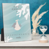 Sweet Shark Baby Milestone Fotoplaat (Zijkant)