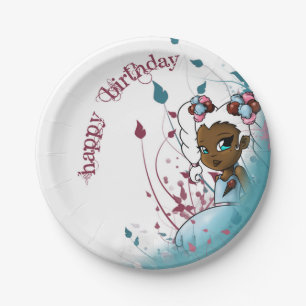 Sweet Sherbet Ebonie Birthday Paper Borden Papieren Bordje