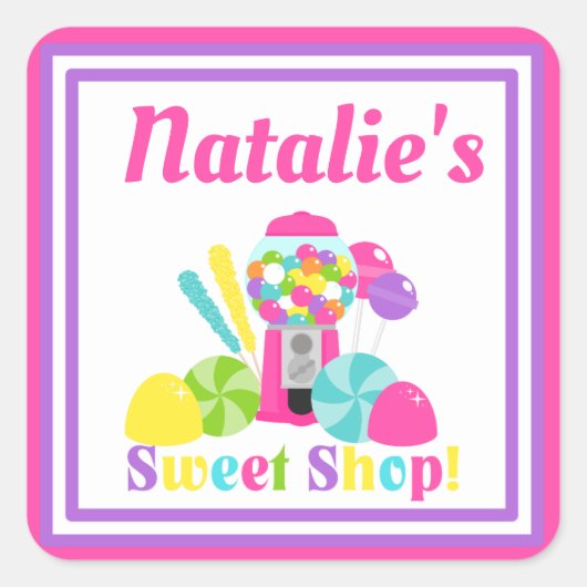 Sweet Shop Stickers (Voorkant)