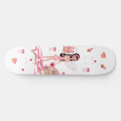 Sweet Shoppe Fairy White Skateboard (Horz)