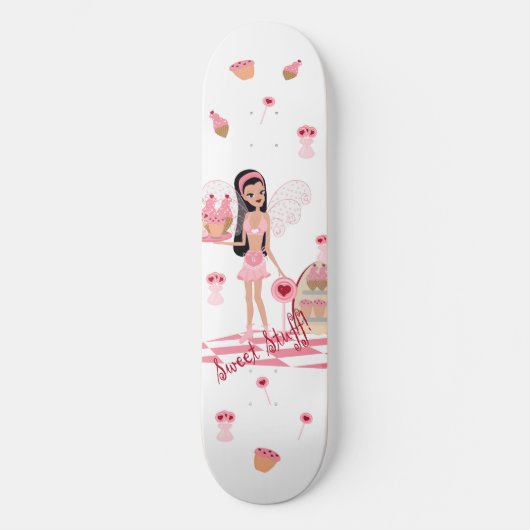 Sweet Shoppe Fairy White Skateboard (Recto)