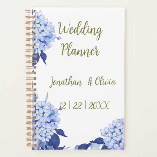 Sweet Shower Spring purple Floral Wedding Planner (Voorkant)