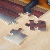 Sweet Siamese Cat and Tea Cup Puzzle (Côté)