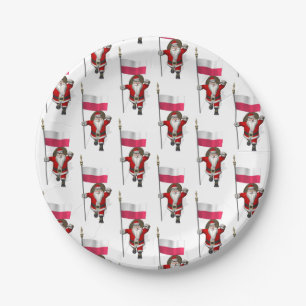Sweet Sint-Nicolaas met banner Papieren Bordje