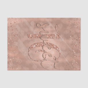 Sweet Sixteen 16 Roze Roze Goud Glam Moderne Maatw Tissuepapier