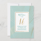 Sweet sixteen Anniversaire Invitation - Moderne, T (Devant)