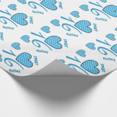 Sweet Sixteen Birthday 16 STIPPEN Eigen naam V09 Cadeaupapier (Hoek)