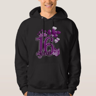 Sweet Sixteen Birthday Paars Hoodie