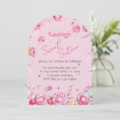 Sweet Sixteen Birthday Party Invitation (Debout devant)