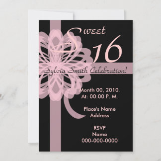 Sweet Sixteen Celebration Invitation-Customize Kaart