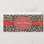 Sweet sixteen Damask Ticket Invitation (Dos)