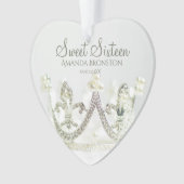 Sweet sixteen de la Couronne princesse d'argent Él (devant)