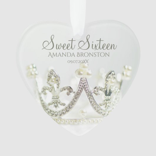 Sweet sixteen de la Couronne princesse d'argent Él (devant)