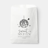 Sweet Sixteen Disco Ball 16e verjaardagsfeestje Bedankzakje (Voorkant)