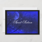 Sweet Sixteen, Enchanted Evening, Blue Invitations (Devant)