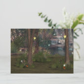 Sweet Sixteen, gekanteld bos, vlinder, aangepast Kaart (Staand voorkant)