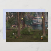 Sweet Sixteen, gekanteld bos, vlinder, aangepast Kaart (Voorkant / Achterkant)