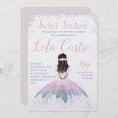 SWEET SIXTEEN INVITATION (Devant / Derrière)