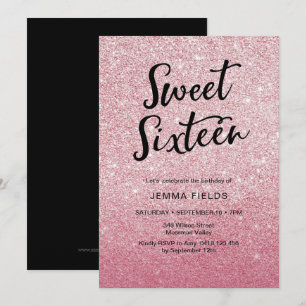 Sweet sixteen Invitation Anniversaire parties scin