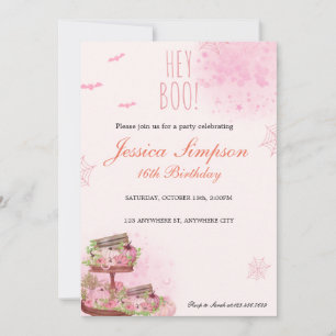 Sweet sixteen Invitation d'anniversaire