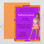 Sweet sixteen Invitations d'anniversaire (Devant / Derrière)