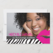 Sweet Sixteen-partij uitnodiging (Achterkant)