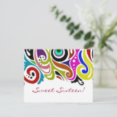 Sweet sixteen Party ~ Invitations (Debout devant)