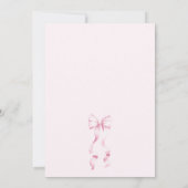 Sweet Sixteen Pink Bow Invitation (Dos)