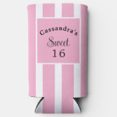 Sweet Sixteen Pink Stripe Classy (Voorkant)