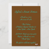 Sweet sixteen Retro Polka Dot Invitation - Cust. (Dos)