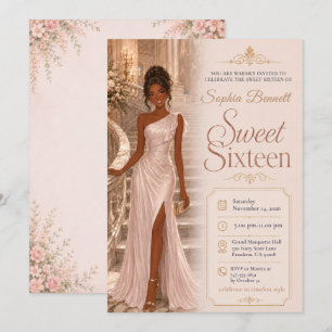 Sweet Sixteen Roze Balzaal Kaart