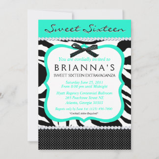 Sweet sixteen Sassy Invitation