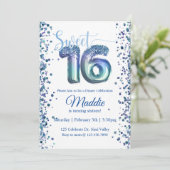 Sweet sixteen, Seize, Ado party Invitation (Debout devant)