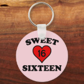 SWEET SIXTEEN SLEUTELHANGER (Voorkant)