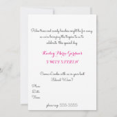 Sweet sixteen, Tropical, Hawaiian Luau Invitation (Dos)