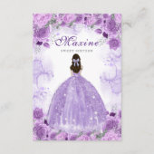 Sweet sixteen violet carte d'invitation d'annivers (Devant)