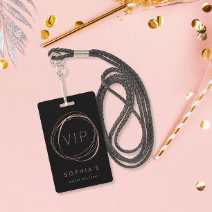 Sweet Sixteen VIP-pas Badge