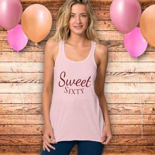 Sweet Sixty 60th Verjaardag Tanktop