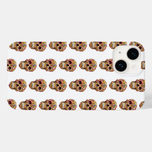 Sweet Skulls Case-Mate iPhone Case (Achterkant (horizontaal))