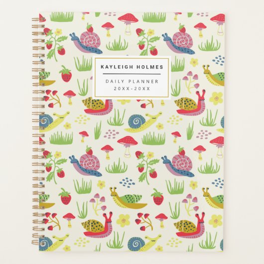 Sweet Snails Cottagecore Planner (Devant)