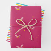 Sweet Snoep en Pink Sparkly Magic Set van Inpakpapier Vel (In situ)