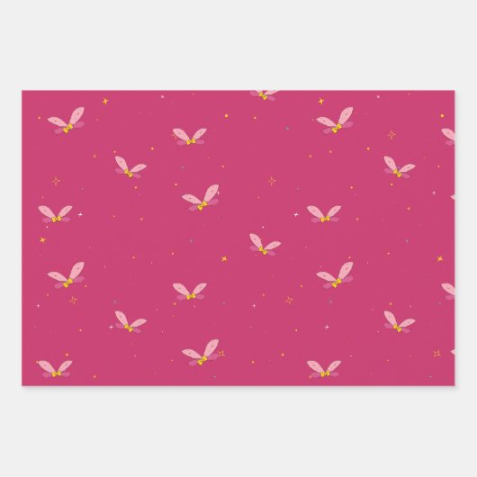 Sweet Snoep en Pink Sparkly Magic Set van Inpakpapier Vel (Voorkant)