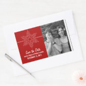 Sweet Snowflake Enregistrer les stickers Date, Rou (Enveloppe)