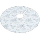 Sweet Snowflake Winter Wonderland Tree Rok Kerstboom Rok (Gekanteld)