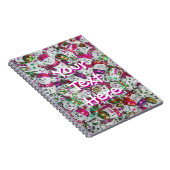 Sweet Snowmen carnet de texte rose (Côté Droit)