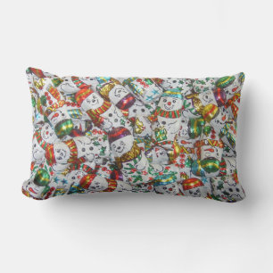 Sweet Snowmen jettent oreiller lumbar