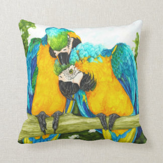 Sweet Sot - Blue en Gold Macaws Kussen